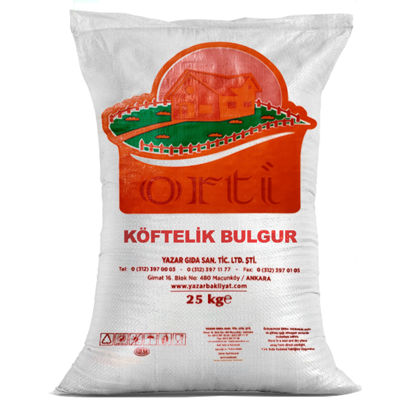 Orti Köftelik Bulgur 25 Kg